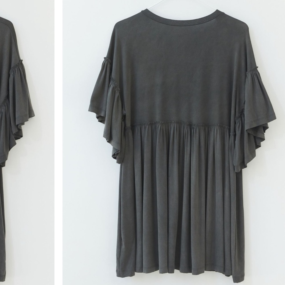 Urban Outfitters Baza Ruffle Mini Dress